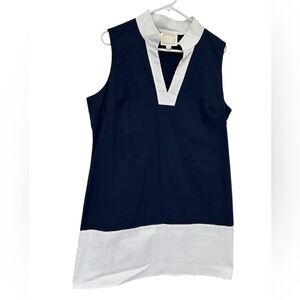 Navy and White Women's Dress